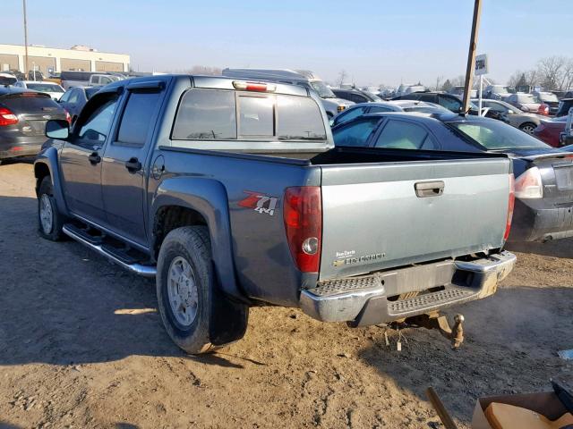 1GCDT136368170832 - 2006 CHEVROLET COLORADO BLUE photo 3