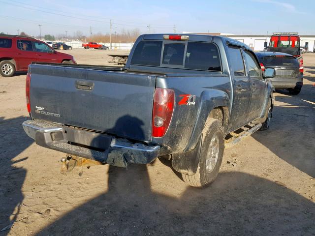 1GCDT136368170832 - 2006 CHEVROLET COLORADO BLUE photo 4