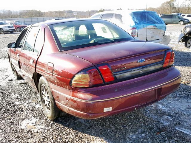 2G1WL52M0V9260239 - 1997 CHEVROLET LUMINA BAS BURGUNDY photo 3