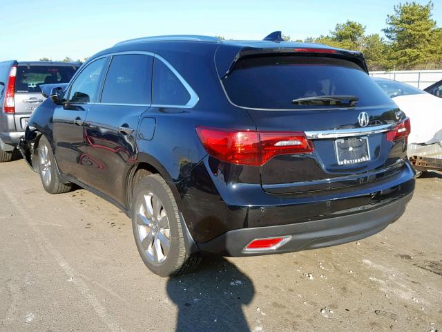 5FRYD4H98GB020251 - 2016 ACURA MDX ADVANC BLACK photo 3