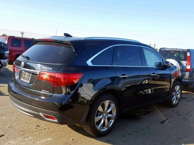 5FRYD4H98GB020251 - 2016 ACURA MDX ADVANC BLACK photo 4