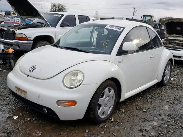 3VWCA21C1XM414617 - 1999 VOLKSWAGEN NEW BEETLE Weiß Foto 2
