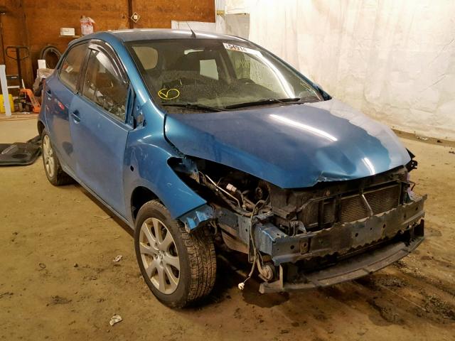 JM1DE1LY9C0135167 - 2012 MAZDA MAZDA2 BLUE photo 1