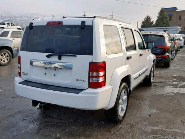 1J8GN58K78W282917 - 2008 JEEP LIBERTY LI WHITE photo 4