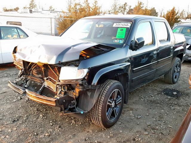 5FPYK1F73EB010626 - 2014 HONDA RIDGELINE BLACK photo 2