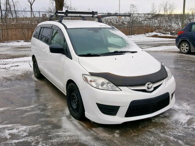 JM1CR2W32A0364650 - 2010 MAZDA 5 WHITE photo 1