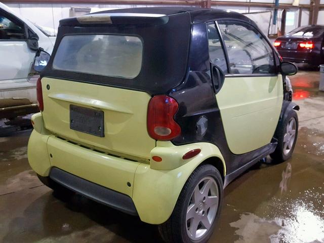 WMEAK00F86J225161 - 2006 SMART FORTWO GREEN photo 4