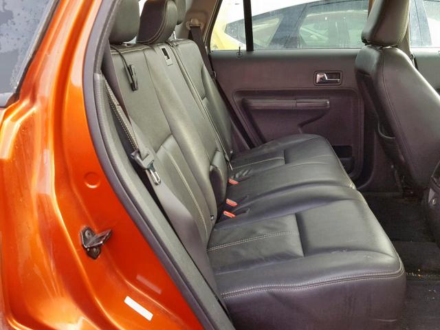 2FMDK49C37BB62645 - 2007 FORD EDGE SEL P ORANGE photo 6