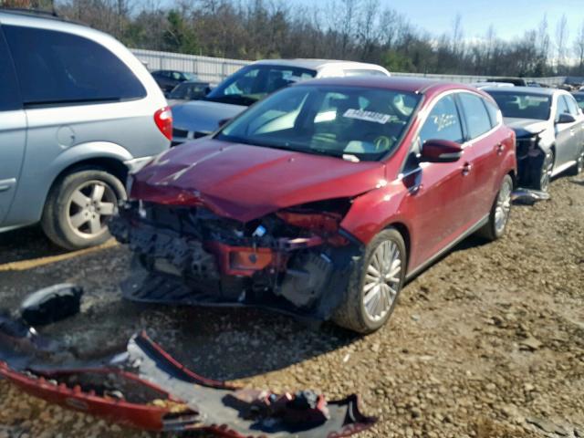 1FADP3N28GL299616 - 2016 FORD FOCUS TITA RED photo 2