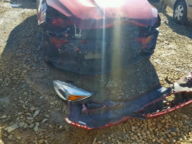 1FADP3N28GL299616 - 2016 FORD FOCUS TITA RED photo 9