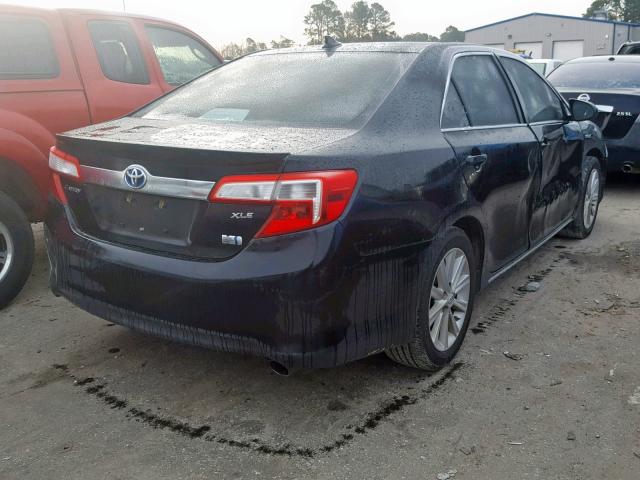 4T1BD1FK4CU025682 - 2012 TOYOTA CAMRY HYBR BLACK photo 4