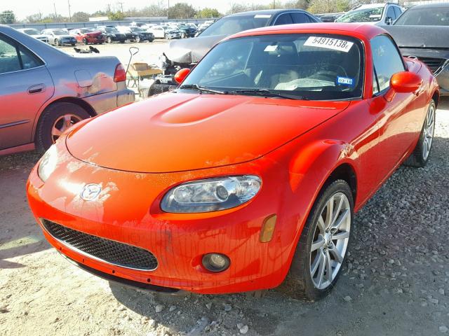 JM1NC26F470130006 - 2007 MAZDA MX-5 MIATA RED photo 2