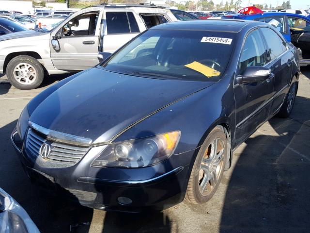 JH4KB16505C004050 - 2005 ACURA RL GRAY photo 2