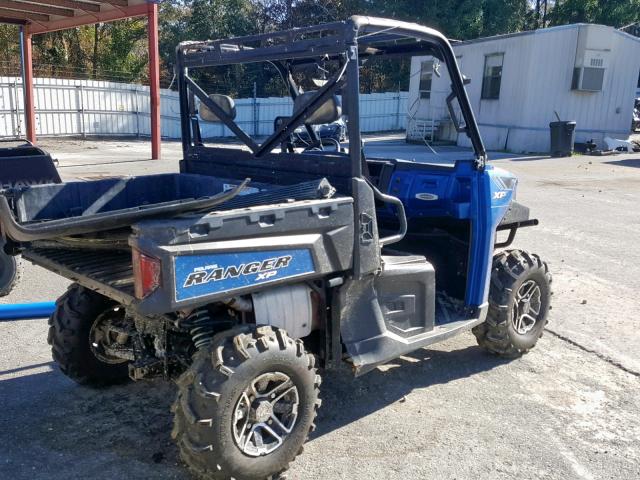 4XAUH9EA9EG866558 - 2014 POLARIS RANGER 900 BLUE photo 4