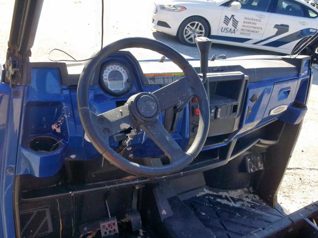 4XAUH9EA9EG866558 - 2014 POLARIS RANGER 900 BLUE photo 9