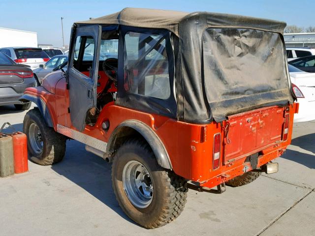 57548161508 - 1964 JEEP CJ-5 ORANGE photo 3