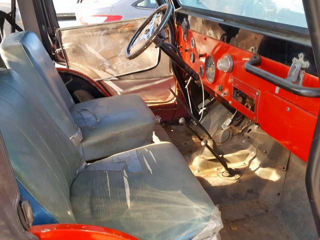 57548161508 - 1964 JEEP CJ-5 ORANGE photo 5