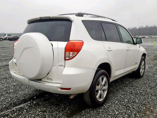 JTMBD31VX75105117 - 2007 TOYOTA RAV4 LIMIT WHITE photo 4