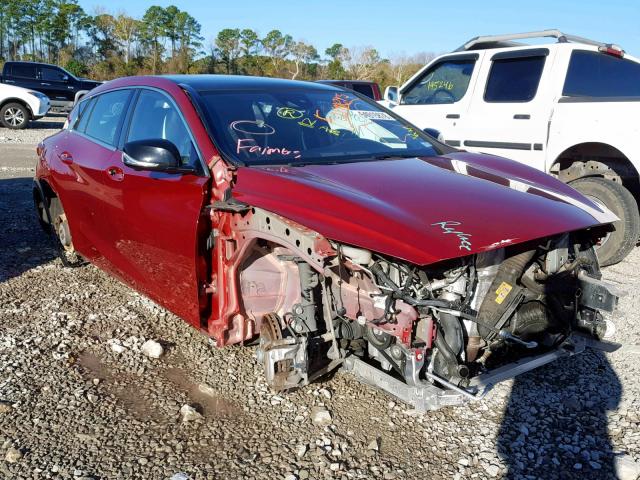 SJKCH5CP6HA014449 - 2017 INFINITI QX30 BASE RED photo 1