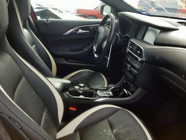 SJKCH5CP6HA014449 - 2017 INFINITI QX30 BASE RED photo 5