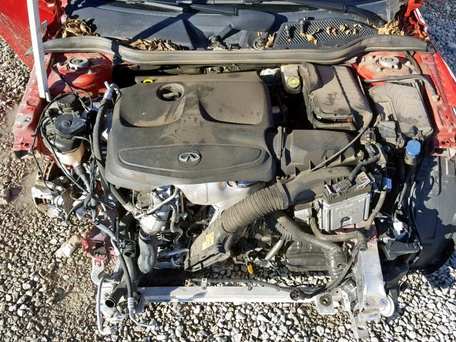 SJKCH5CP6HA014449 - 2017 INFINITI QX30 BASE RED photo 7