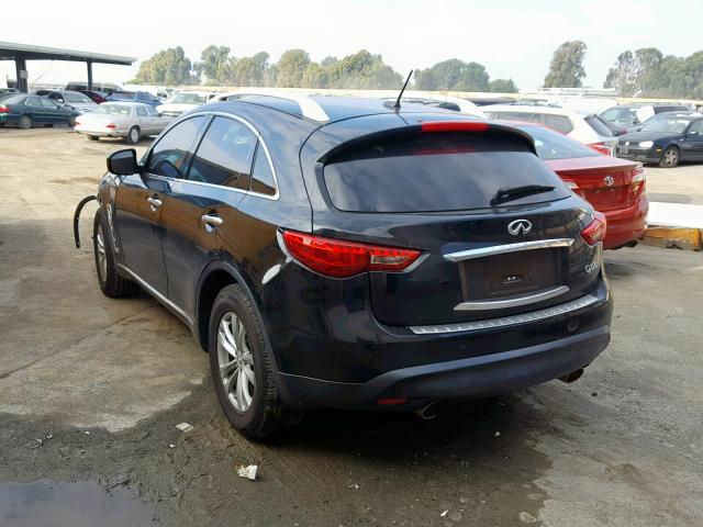 JN8CS1MU7EM450470 - 2014 INFINITI QX70 BLACK photo 3