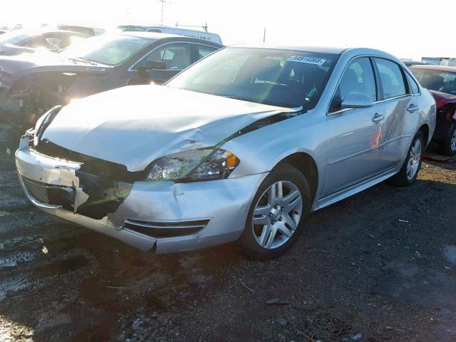 2G1WB5E35G1185237 - 2016 CHEVROLET IMPALA LIM SILVER photo 2