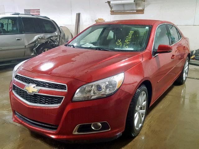 1G11E5SAXDF333102 - 2013 CHEVROLET MALIBU 2LT BURGUNDY photo 2