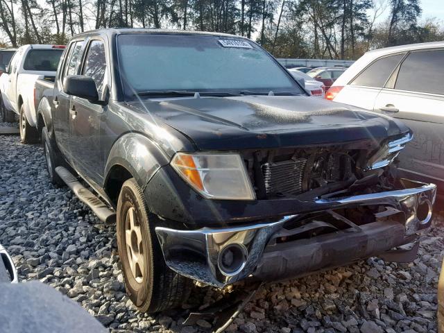 1N6AD07U75C463211 - 2005 NISSAN FRONTIER C BLACK photo 1