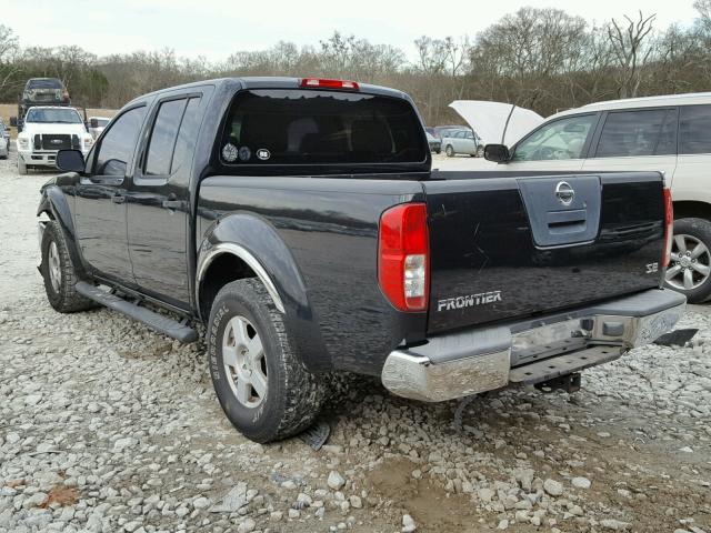 1N6AD07U75C463211 - 2005 NISSAN FRONTIER C BLACK photo 3