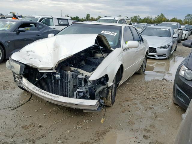 1G6KS54Y52U267522 - 2002 CADILLAC SEVILLE SL WHITE photo 2