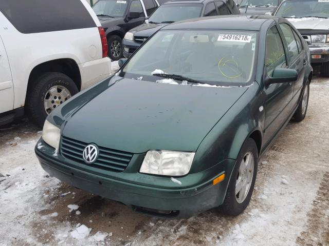 3VWSA29M9XM029959 - 1999 VOLKSWAGEN JETTA GLS GREEN photo 2