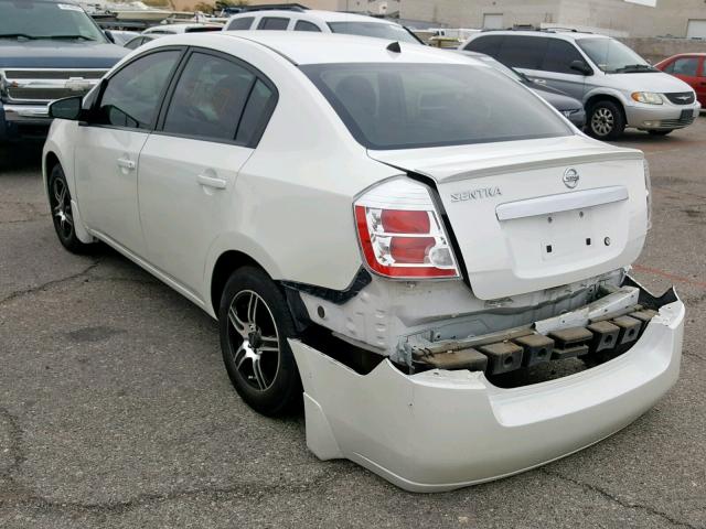 3N1AB6AP8AL601919 - 2010 NISSAN SENTRA 2.0 WHITE photo 3