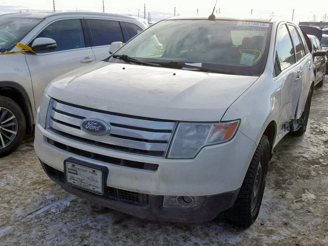 2FMDK39C48BA08232 - 2008 FORD EDGE LIMIT WHITE photo 2