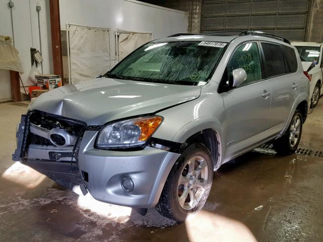 2T3BF31V19W005154 - 2009 TOYOTA RAV4 LIMIT SILVER photo 2