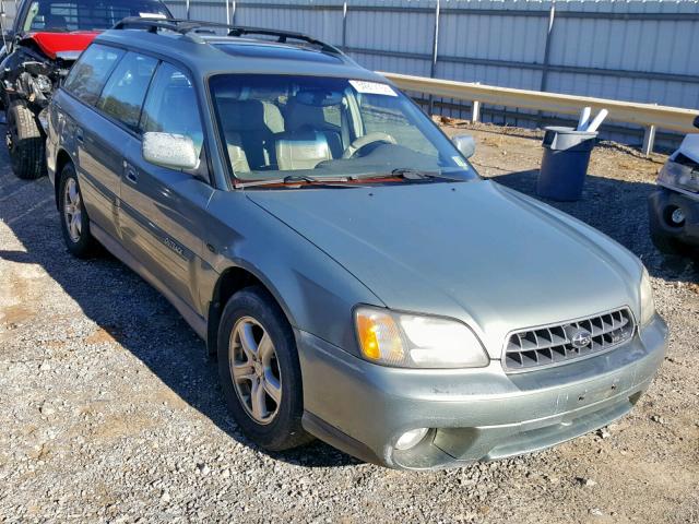 4S3BH806847615431 - 2004 SUBARU LEGACY OUT GREEN photo 1