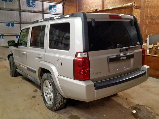 1J8HG48K57C501415 - 2007 JEEP COMMANDER SILVER photo 3
