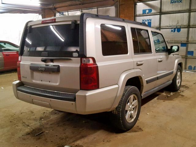 1J8HG48K57C501415 - 2007 JEEP COMMANDER SILVER photo 4