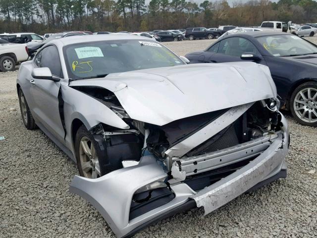 1FA6P8AM0H5225366 - 2017 FORD MUSTANG SILVER photo 1