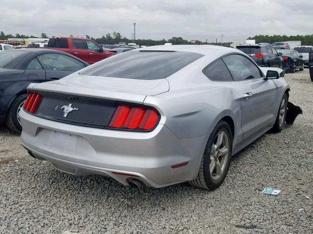 1FA6P8AM0H5225366 - 2017 FORD MUSTANG SILVER photo 4