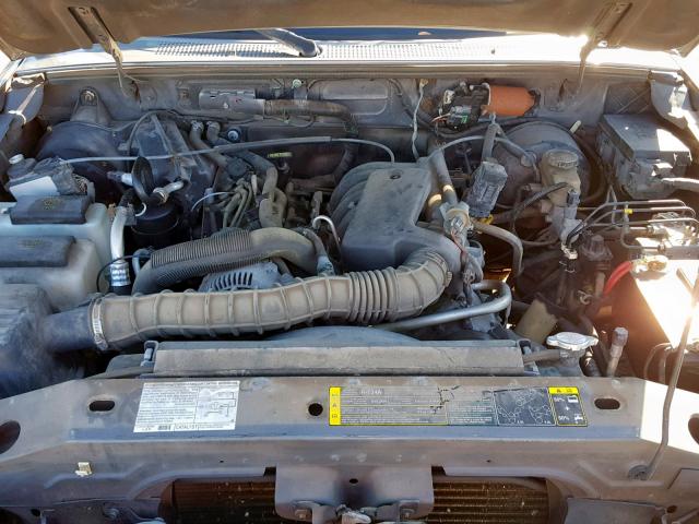 1FTYR10U24PB30571 - 2004 FORD RANGER GRAY photo 7