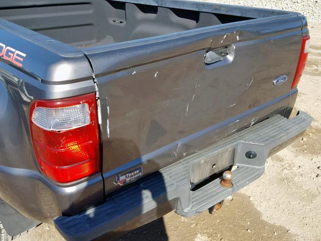 1FTYR10U24PB30571 - 2004 FORD RANGER GRAY photo 9