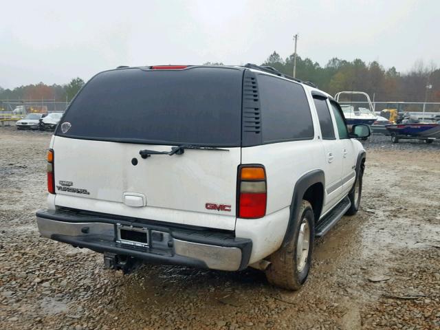 3GKEC16Z55G140903 - 2005 GMC YUKON XL C WHITE photo 4