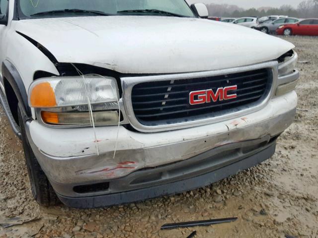 3GKEC16Z55G140903 - 2005 GMC YUKON XL C WHITE photo 9