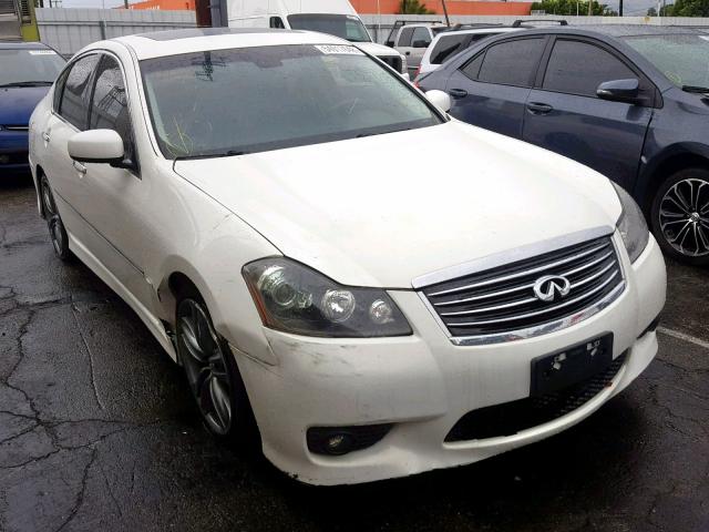 JNKBY01E78M500560 - 2008 INFINITI M45 BASE WHITE photo 1