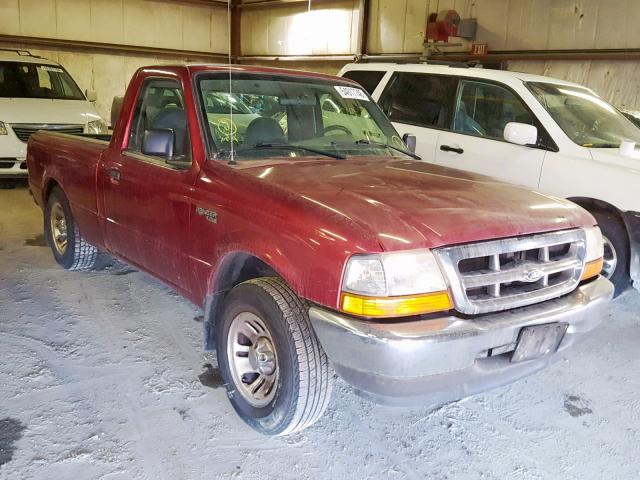 1FTYR10V3XUB09453 - 1999 FORD RANGER RED photo 1