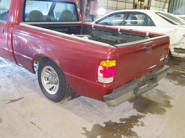 1FTYR10V3XUB09453 - 1999 FORD RANGER RED photo 9