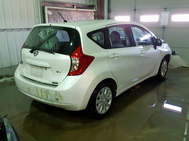 3N1CE2CP7EL391129 - 2014 NISSAN VERSA NOTE WHITE photo 4