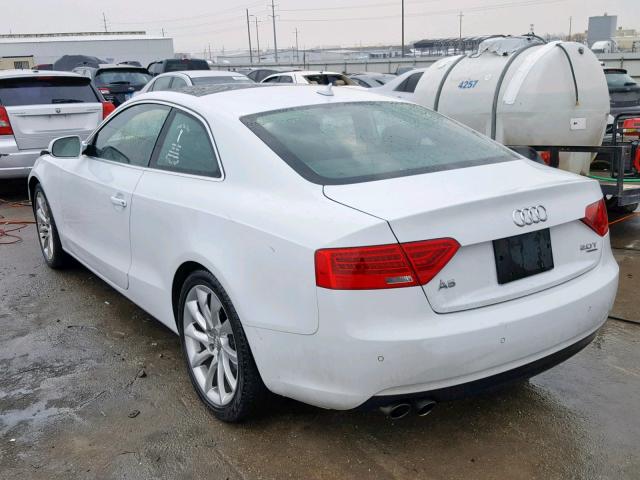 WAUVFAFR7DA015625 - 2013 AUDI A5 PRESTIG WHITE photo 3