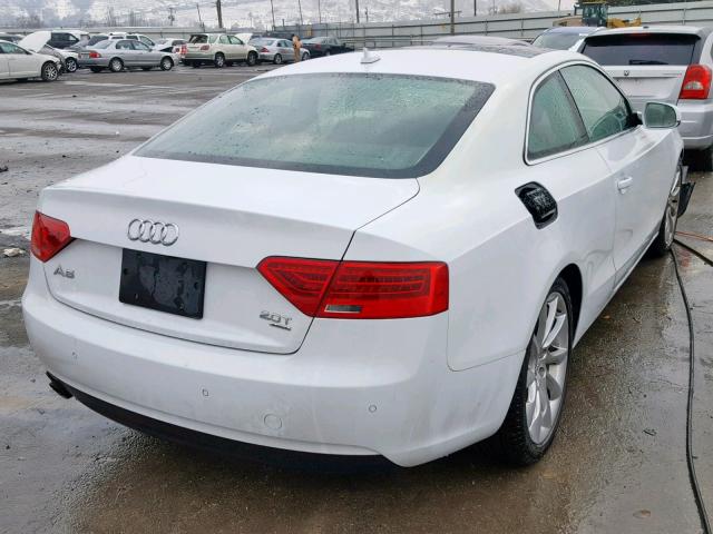 WAUVFAFR7DA015625 - 2013 AUDI A5 PRESTIG WHITE photo 4